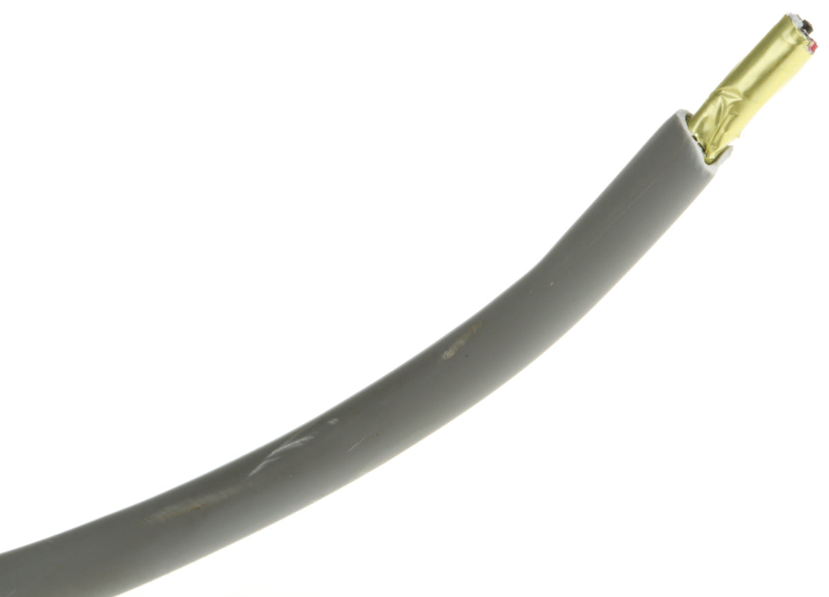 TieDex UK Data Cable 2 Pairs 4 Cores 0.22 mm² 100 m Grey Sheath Low Smoke Zero Halogen