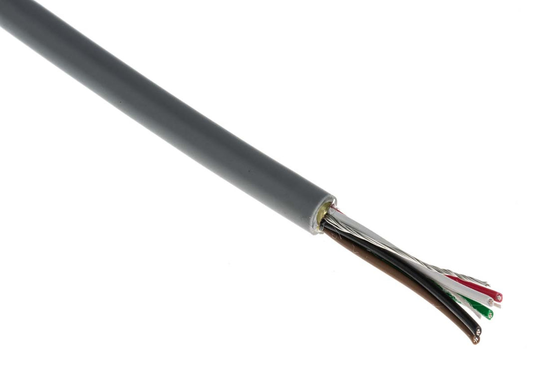 TieDex UK Data Cable 5 Cores 0.22 mm² 500 m Grey Sheath Polyvinyl Chloride