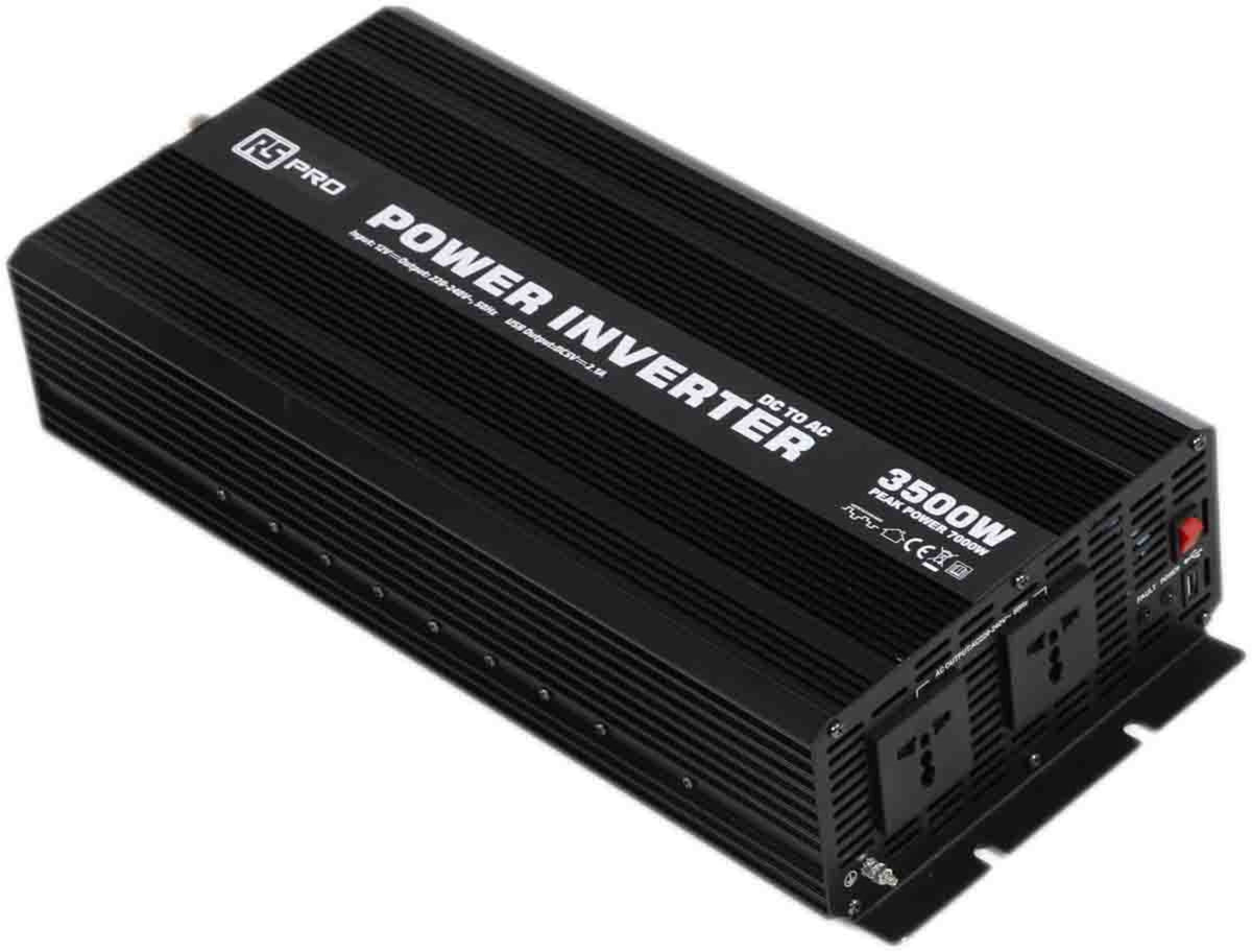 TieDex UK 3.5kW Power Inverter, 12V dc Input, 230V ac Output
