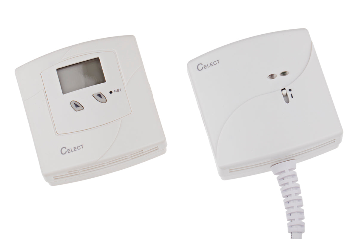 TieDex UK Thermostat, 240V ac, 50 °C, 0 °C, 5.0 to 35.0°C