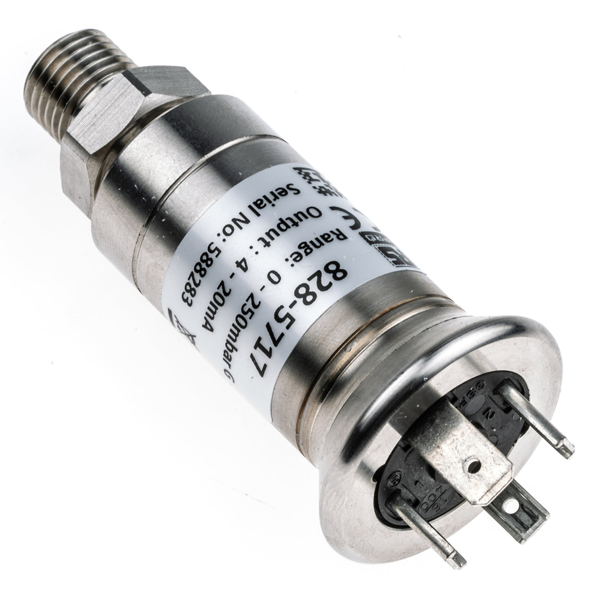 TieDex UK Pressure Sensor, 0.5/4.5 V Output 0 bar 0.25 bar, Gauge Reading
