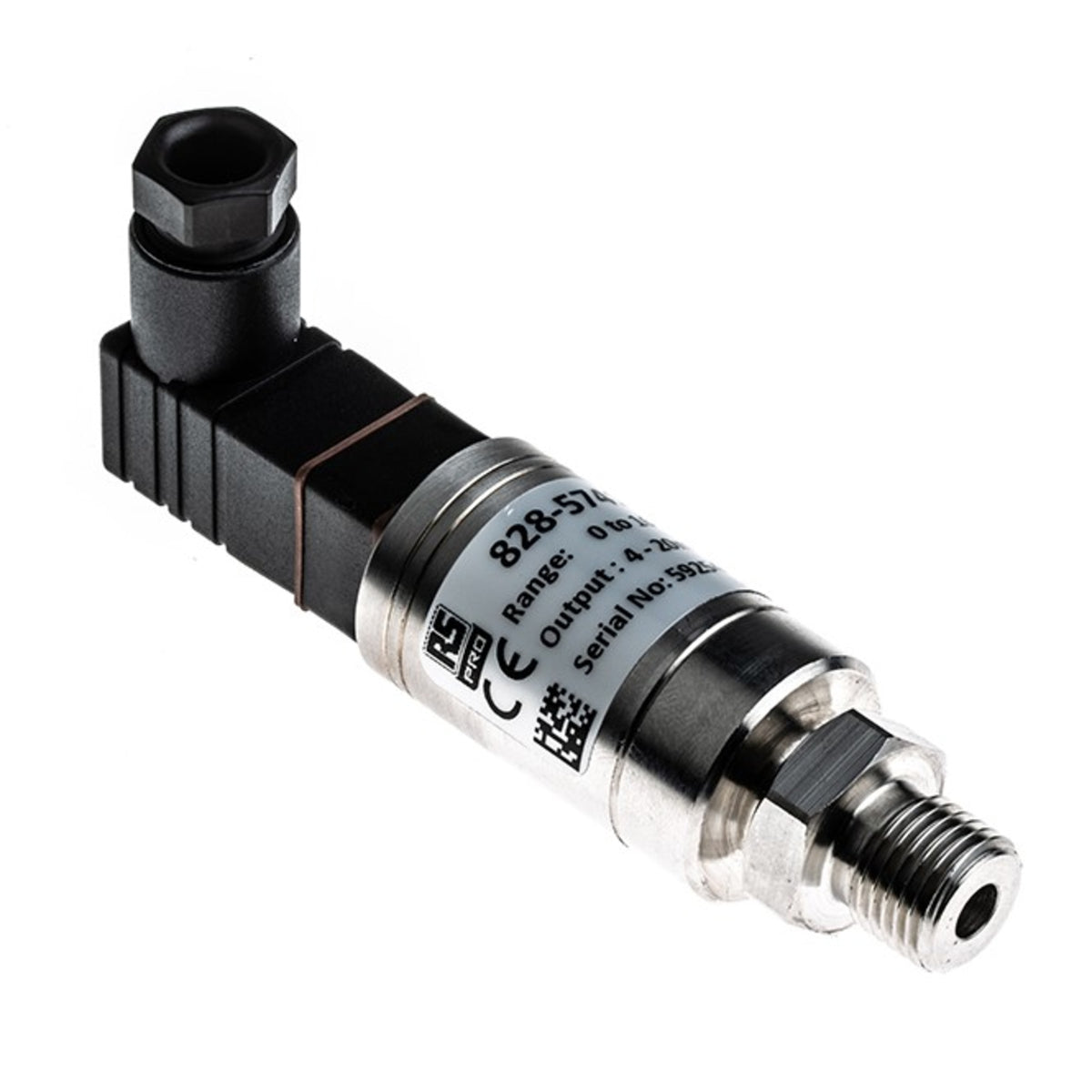 TieDex UK Pressure Sensor, Current Output 0 bar 16 bar, Relative Reading
