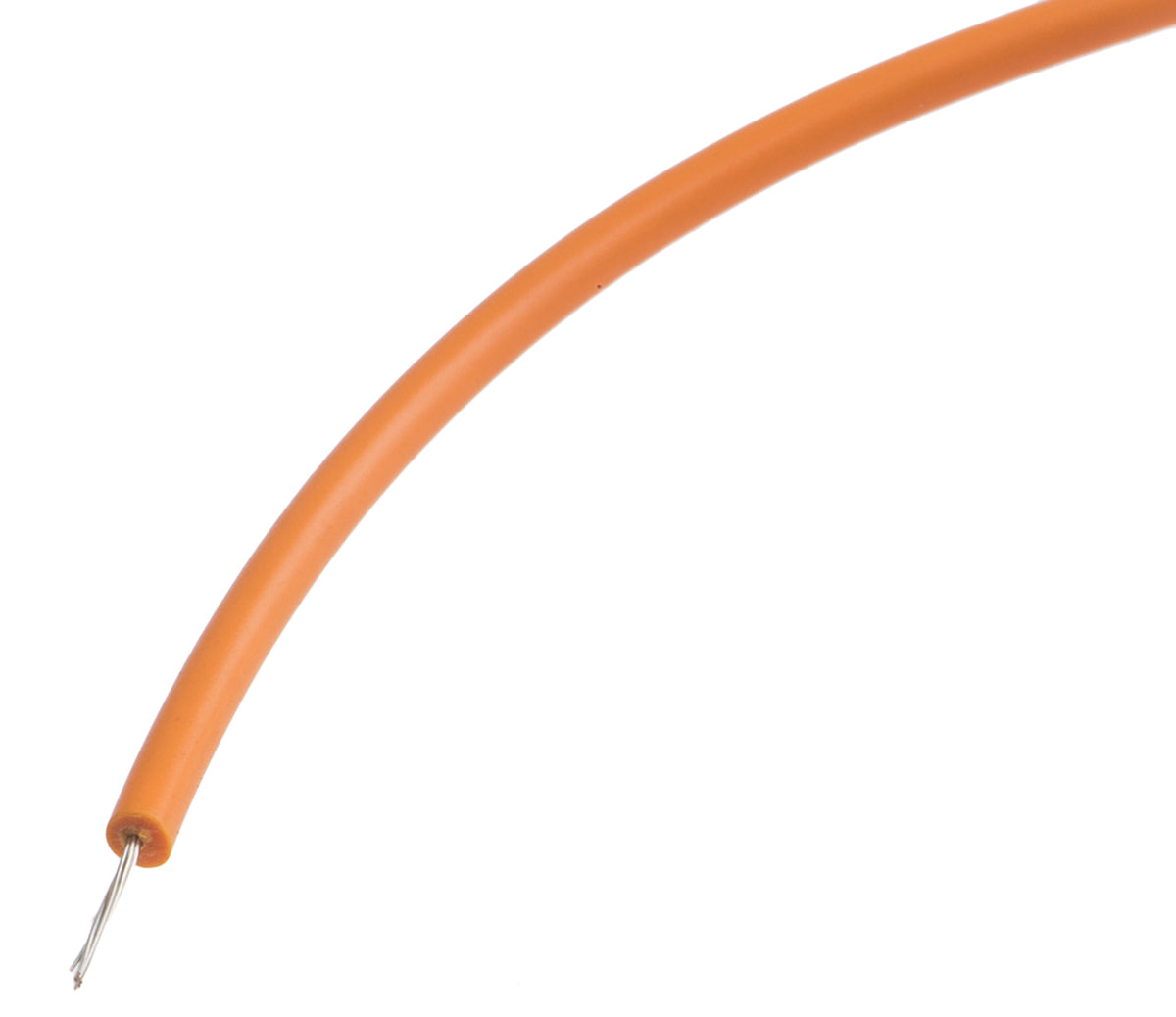 TieDex UK Orange 0.6 mm² Hook Up Wire, 20 AWG, 19 x 0.2 mm, 200 μm core strands, 100 m, Polytetrafluoroethylene