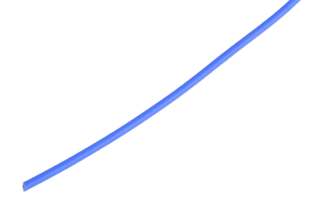 TieDex UK Blue 0.34 mm² Hook Up Wire, 22 AWG, 19 x 0.15 mm, 150 μm core strands, 100 m, Polytetrafluoroethylene