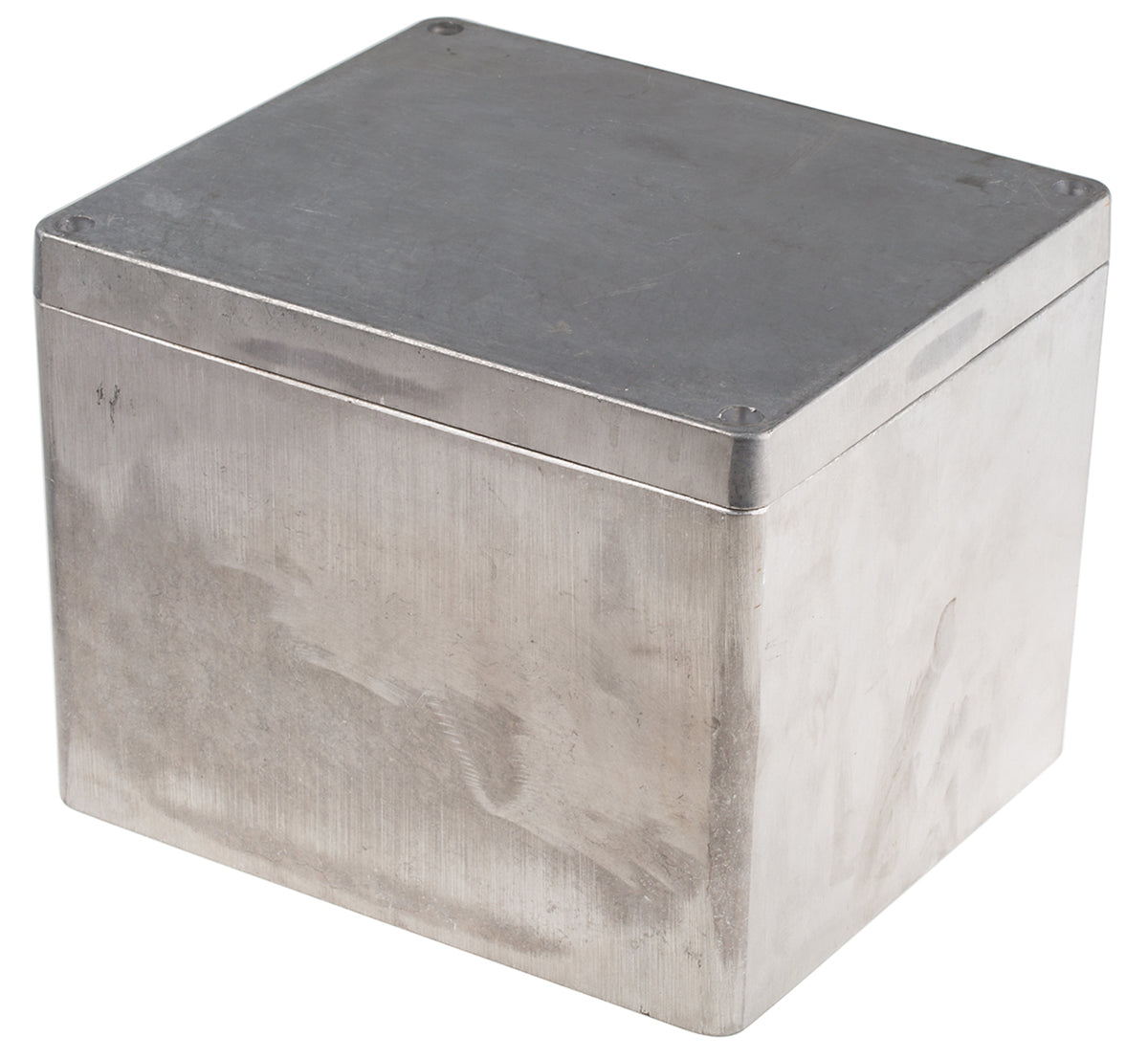 TieDex UK Silver Silver Lid Die Cast Aluminium Enclosure, IP66, 180 mm x 200 mm x 230 mm