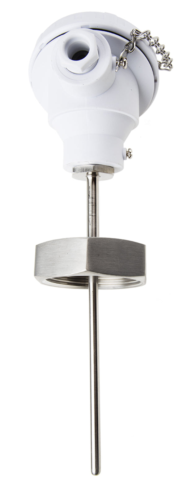 TieDex UK PT100 RTD Sensor 6 mm Dia, 125 mm Long, 4 Wire, Class B 150 °C max