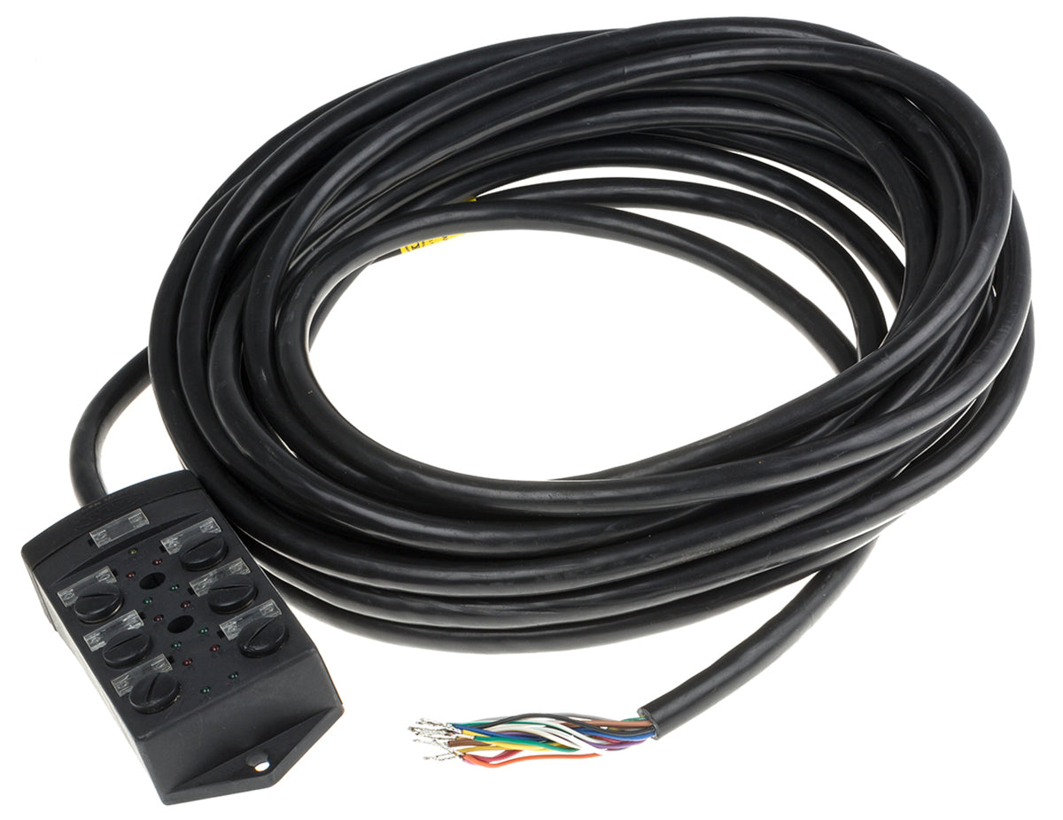TieDex UK Sensor Box, 6 Port, 10 m