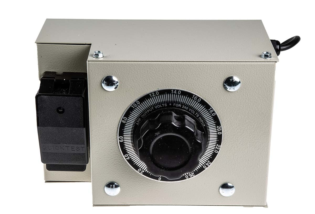 TieDex UK Variac, 1 Phase 1.2 kVA, 240 V ac