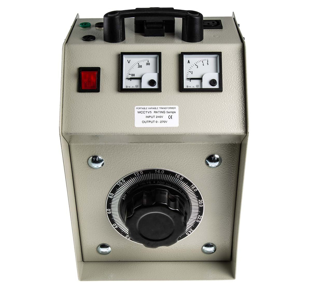 TieDex UK Variac, 1 Phase 1.2 kVA, 240 V ac 240 V ac