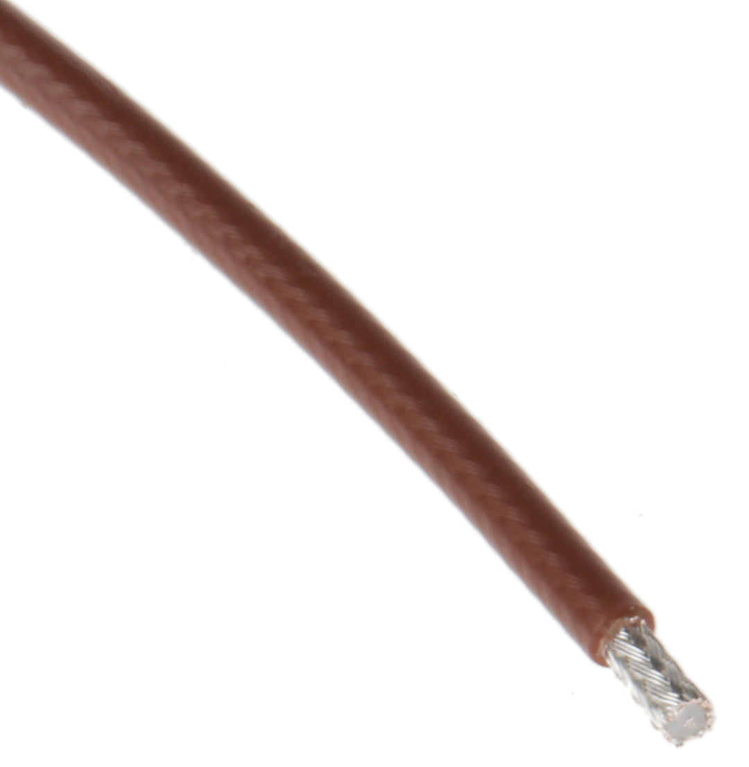 TieDex UK 50 Ω Coaxial Cable, 100 m Brown
