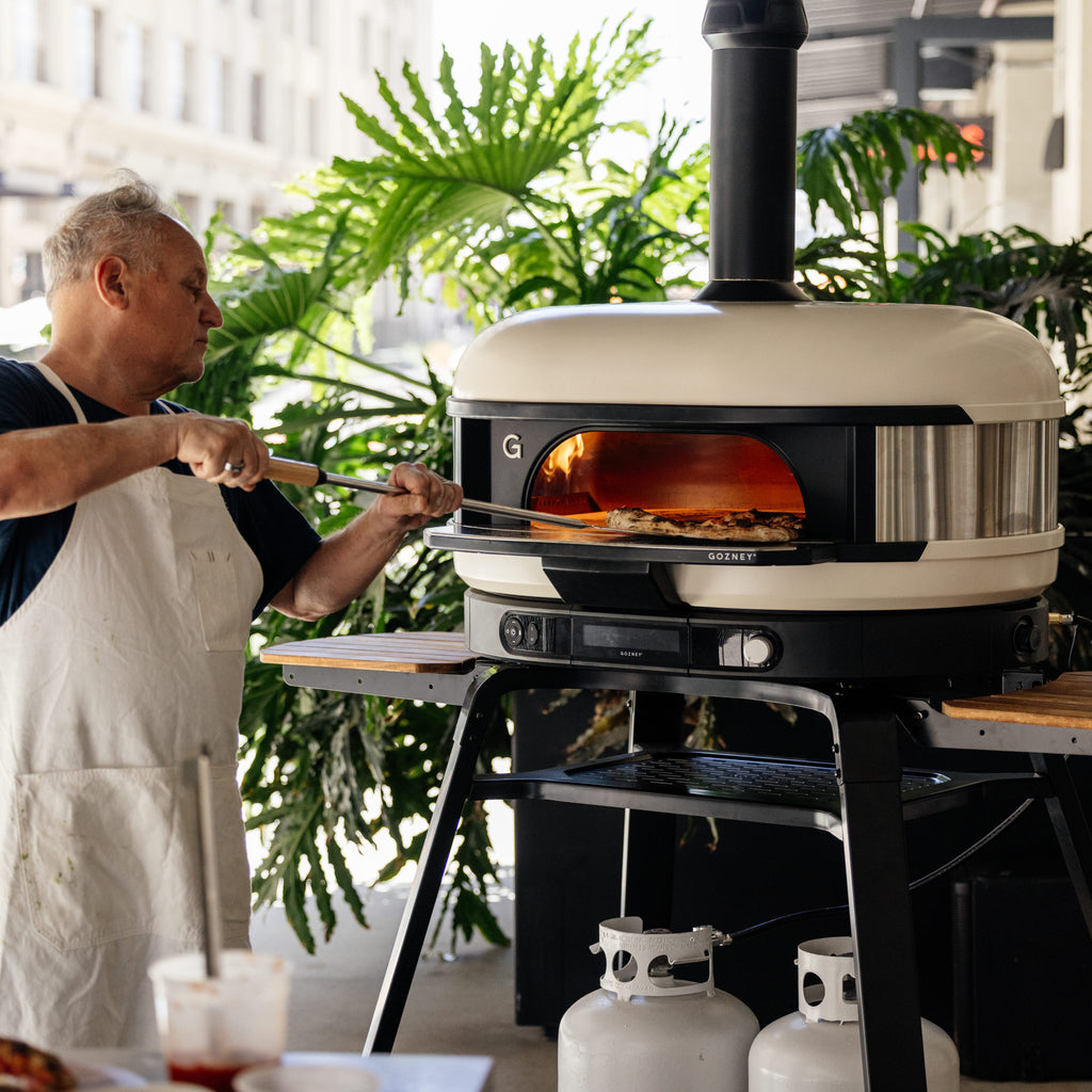 Dome XL (Gen 2) Our biggest, most versatile oven yet. Three pizzas. Three fuels.
