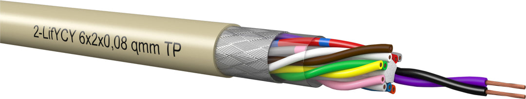 TieDex UK Twisted &amp; Multipair Industrial Cable Grey Sheath