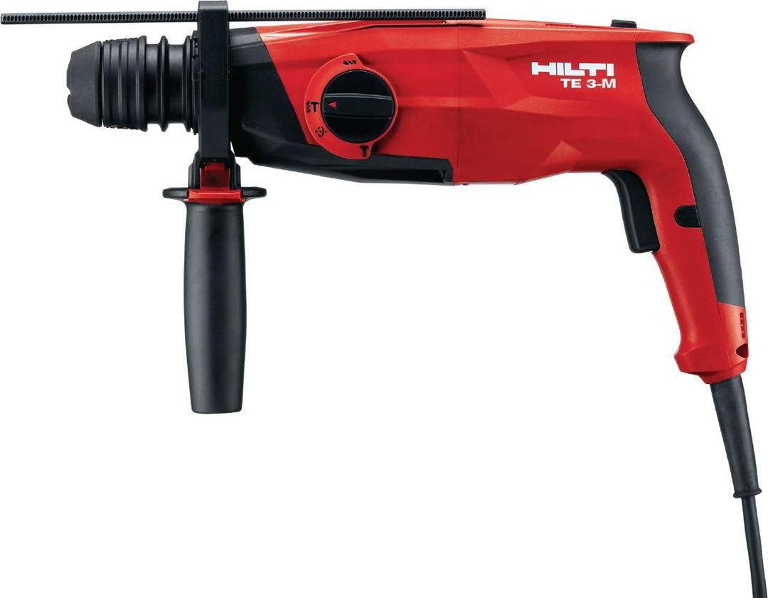 Hilti TE 3-M 110V 3-Mode SDS Plus Rotary Hammer, Corded Pistol-Grip, Multi-Purpose, Chipping Function, Weight: 3.1kg (2198251)