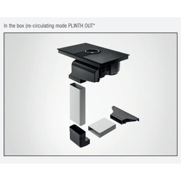 Elica NIKOLATESLA SWITCH RC 83cm Nikolatesla Switch Recirculation Venting Induction Hob – BLACK