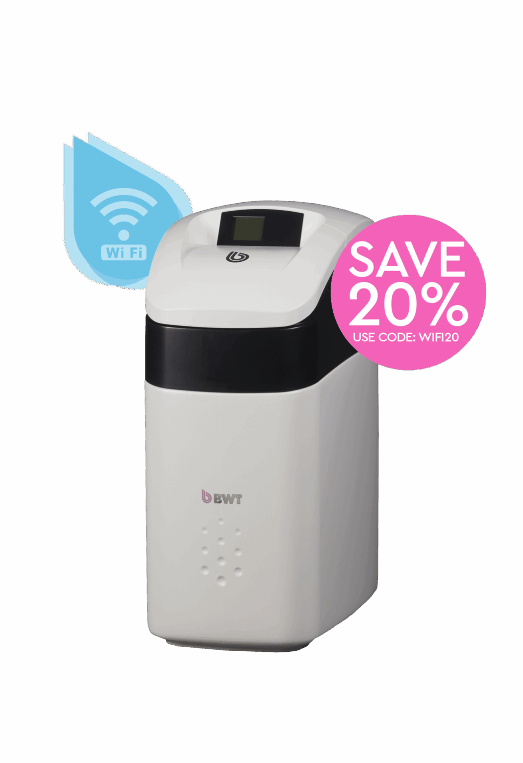 Luxury Water Softeners PERLA Silk – PS10 WIFI - Perla Silk PS10-wifi | Model PS10WIFI Perla Domestic Water Softener System for Hard Water Treatment, Limescale Reduction and Home Use