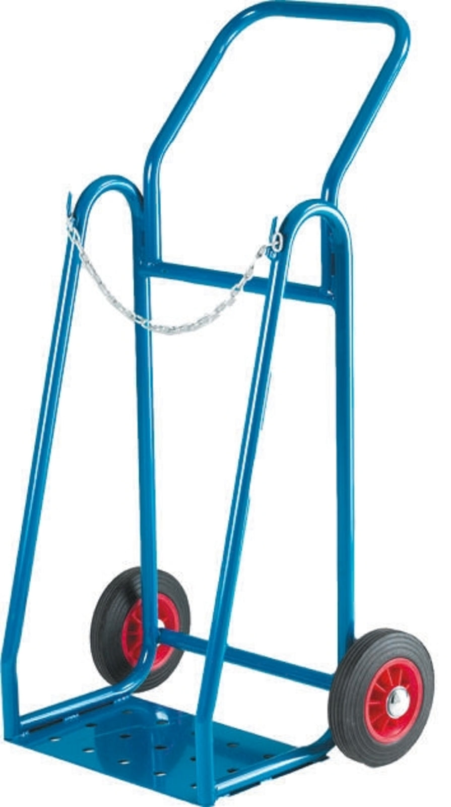 TieDex UK Medium Duty Tubular Steel Cylinder Truck, 150 kg Load, 520 mm