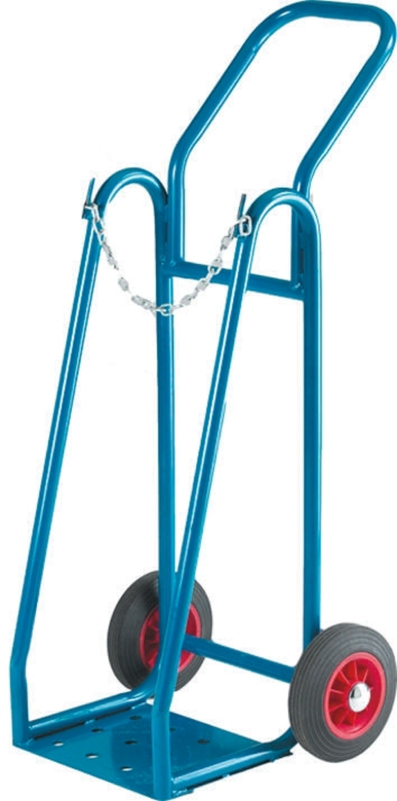 TieDex UK Medium Duty Tubular Steel Cylinder Truck, 150 kg Load, 520 mm