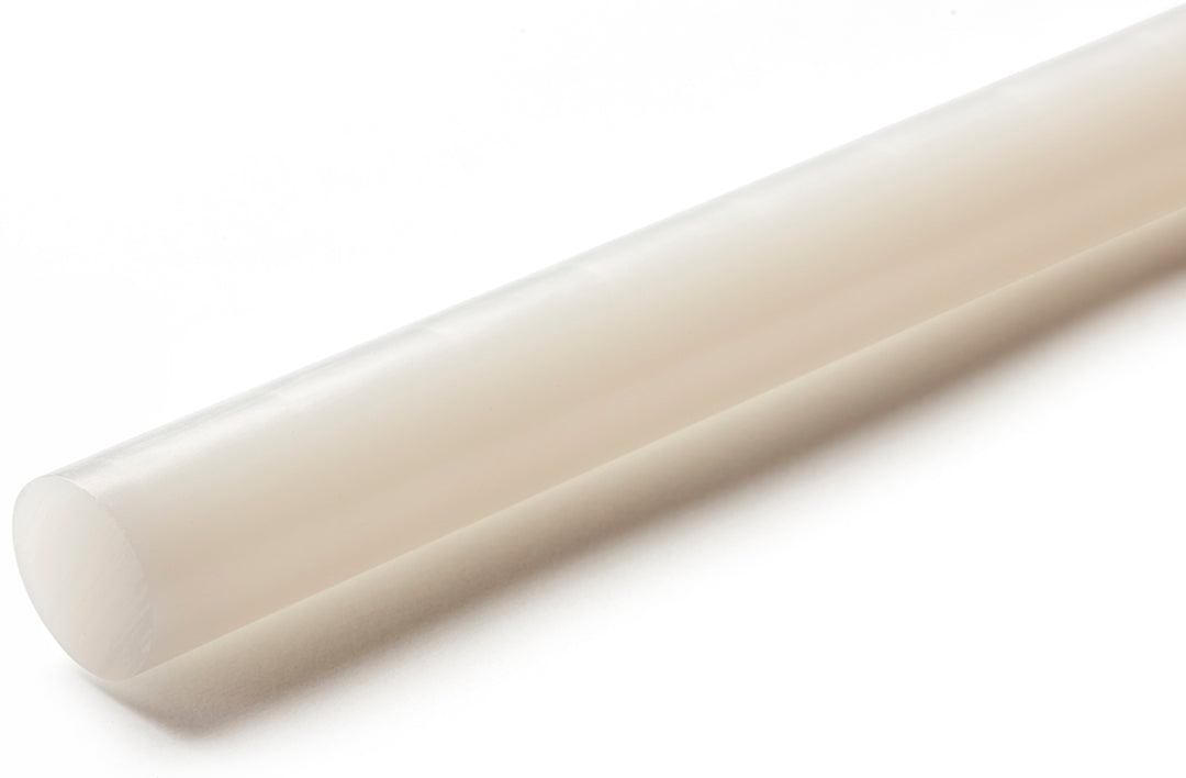 TieDex UK White Polyethylene PE Rod, 1 m x 80 mm Diameter