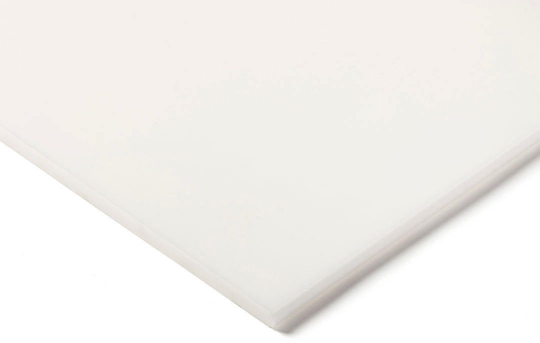 TieDex UK White POM Plastic Sheet, 500 mm x 300mm x 30 mm