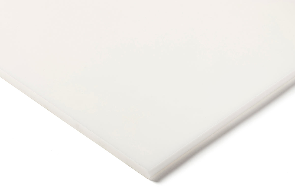 TieDex UK White POM Plastic Sheet, 500 mm x 300mm x 40 mm, Fine Weave Cotton, Acrylic, Fibreglass, Epoxy Resin