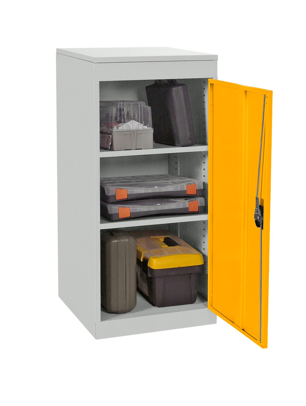 TieDex UK 1 Door Steel Floor Standing Tool Cabinet 984 mm 477mm, 505 mm