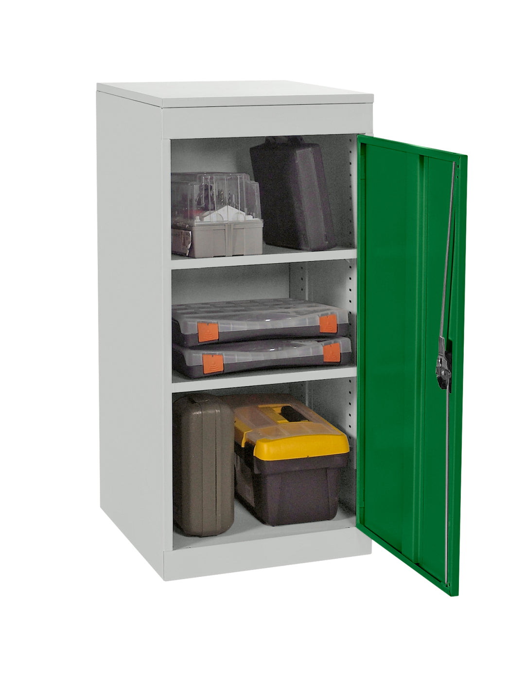 TieDex UK 1 Door Steel Floor Standing Cupboard 984 mm 477mm, 505 mm