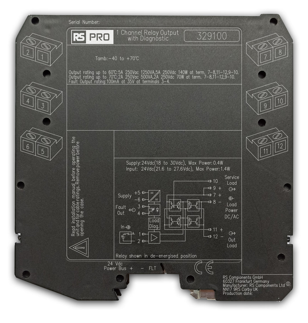 TieDex UK, 5V Safety Relay, 20