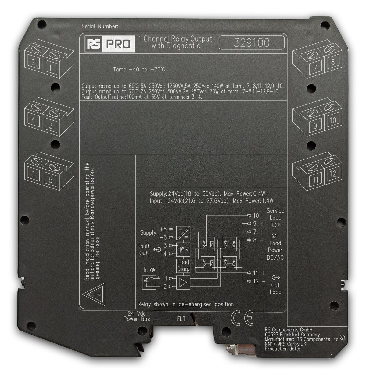 TieDex UK, 5V Safety Relay, 20