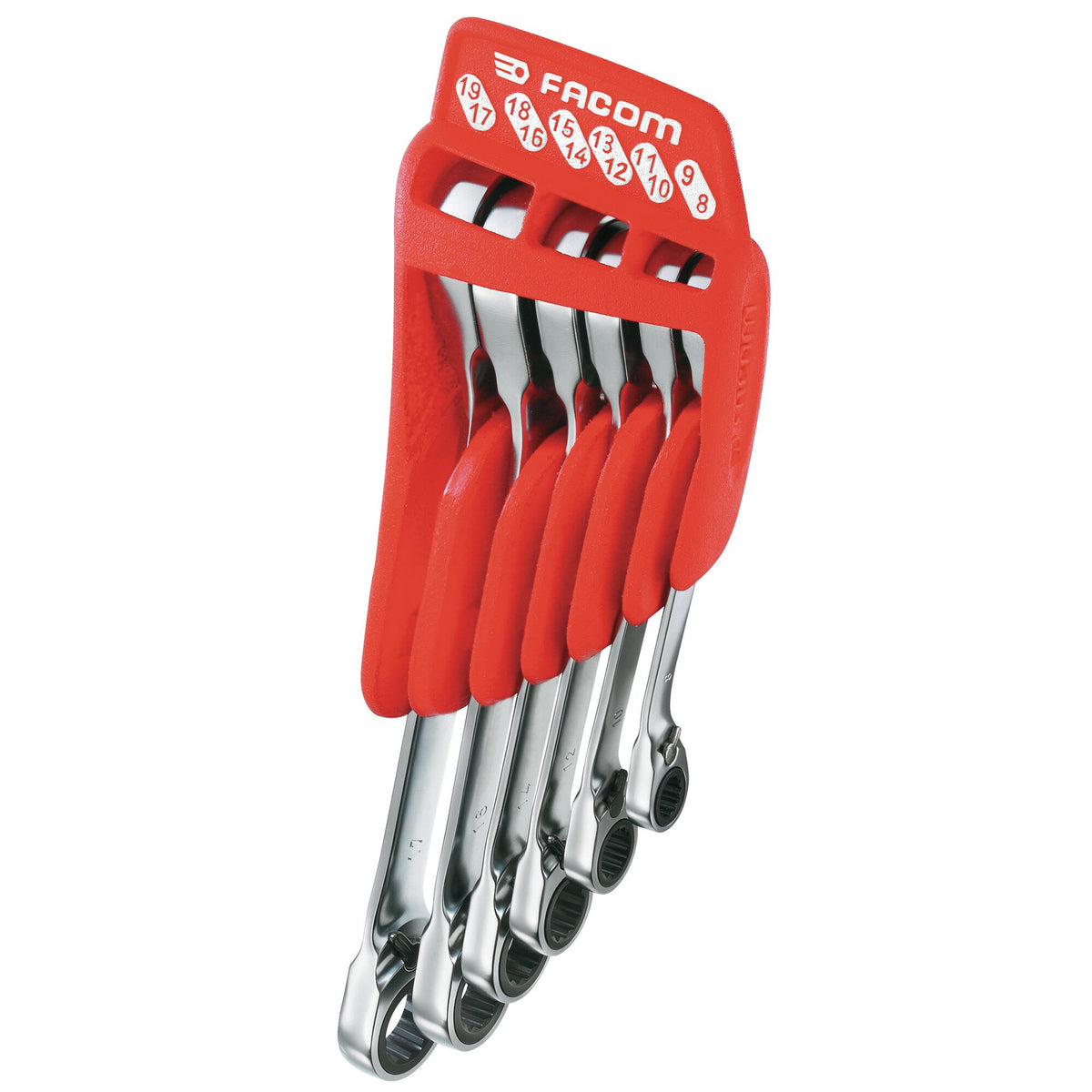 Facom 6-Piece Spanner Set, 8 x 9 – 17 x 19 mm