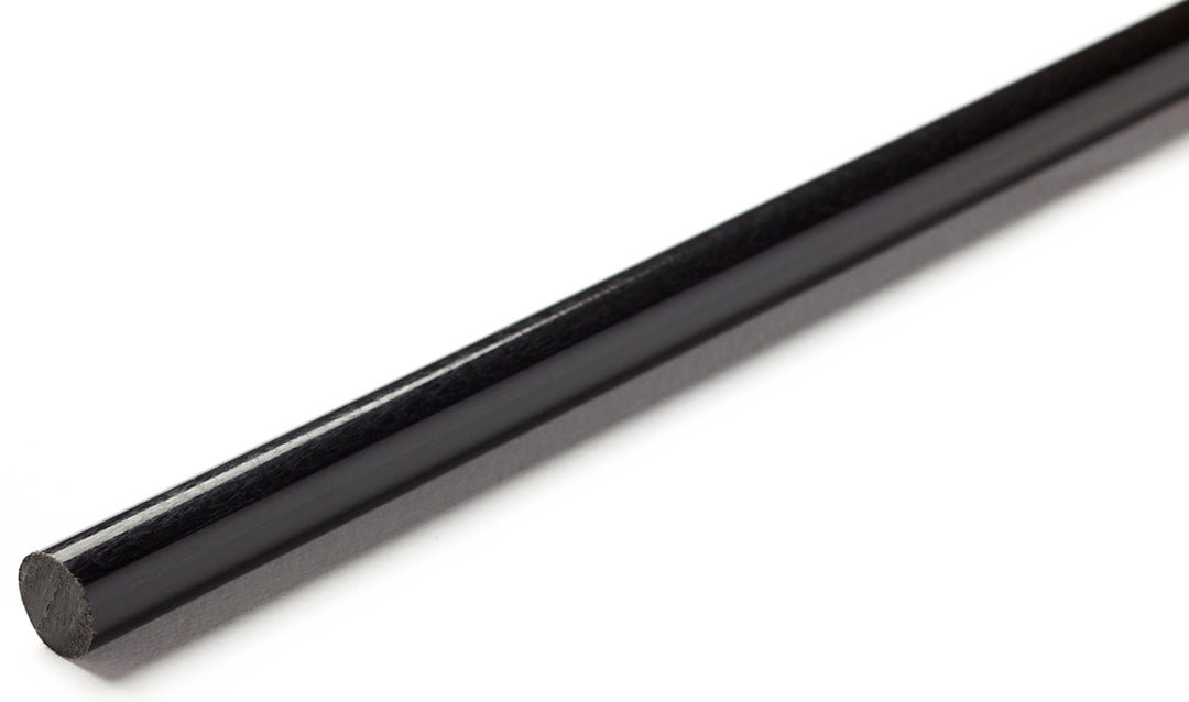 TieDex UK Black Nylon Rod, 1 m x 70 mm Diameter