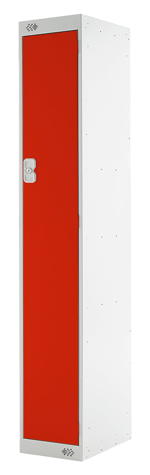 TieDex UK 1 Door Steel Red Industrial Locker, 1.8 m x 300 mm x 450 mm