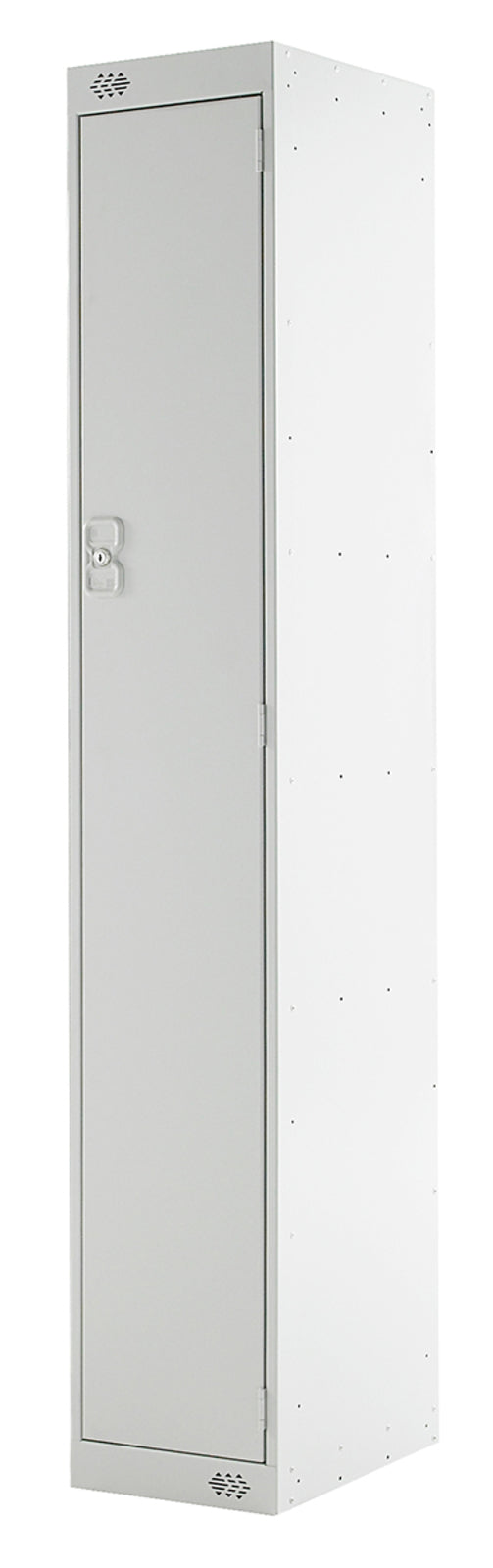 TieDex UK 1 Door Steel Grey Industrial Locker, 1.8 m x 300 mm x 300 mm