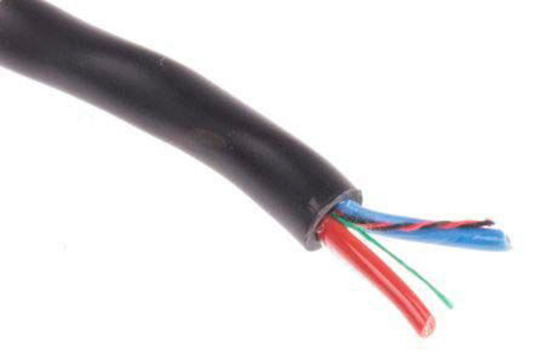 TieDex UK 2 Core Power Cable, Black 2.5mm² 65 °C, 100 m Cross Linked Polyethylene