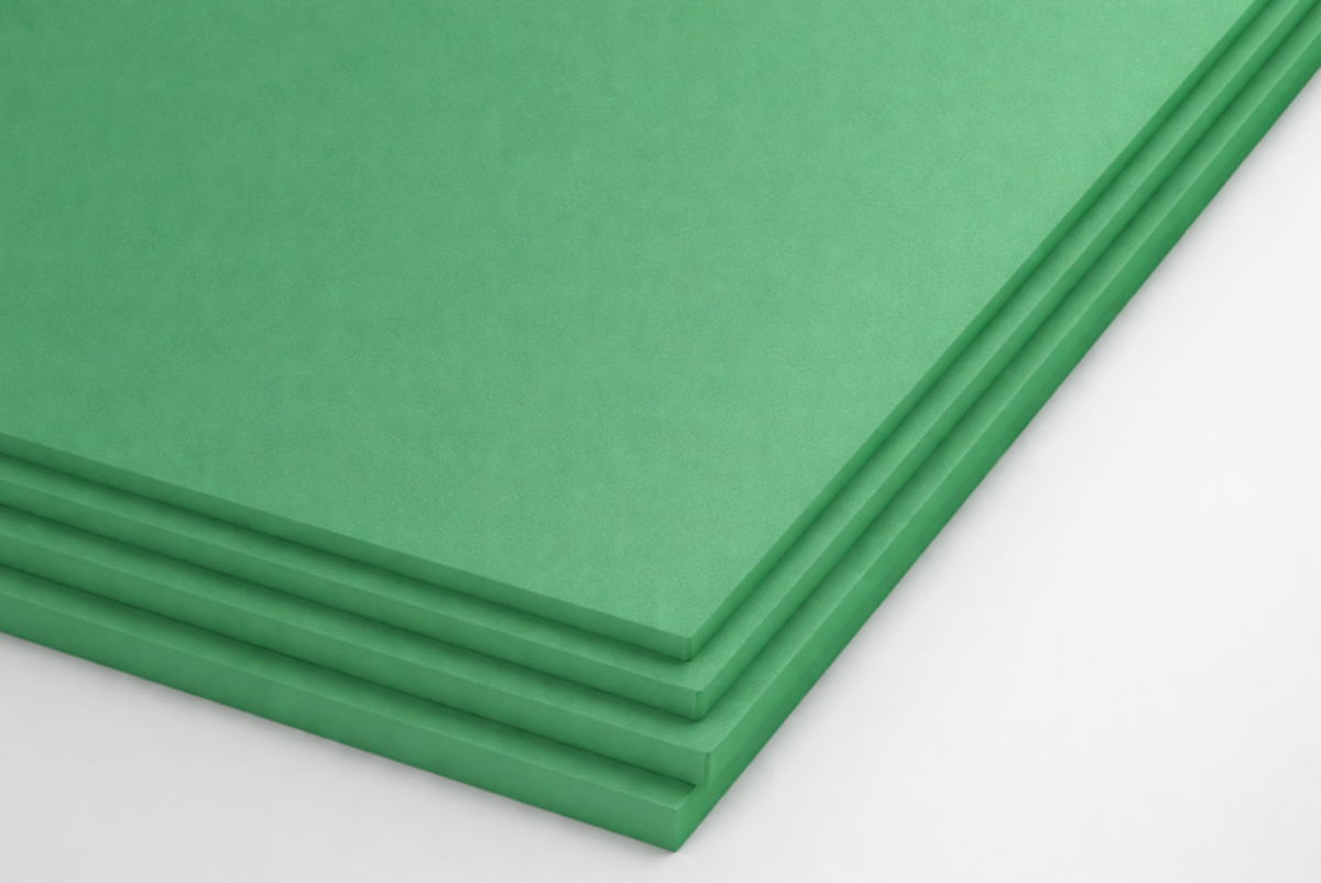 TieDex UK Green Polyamide Plastic Sheet, 500 mm x 300mm x 50 mm