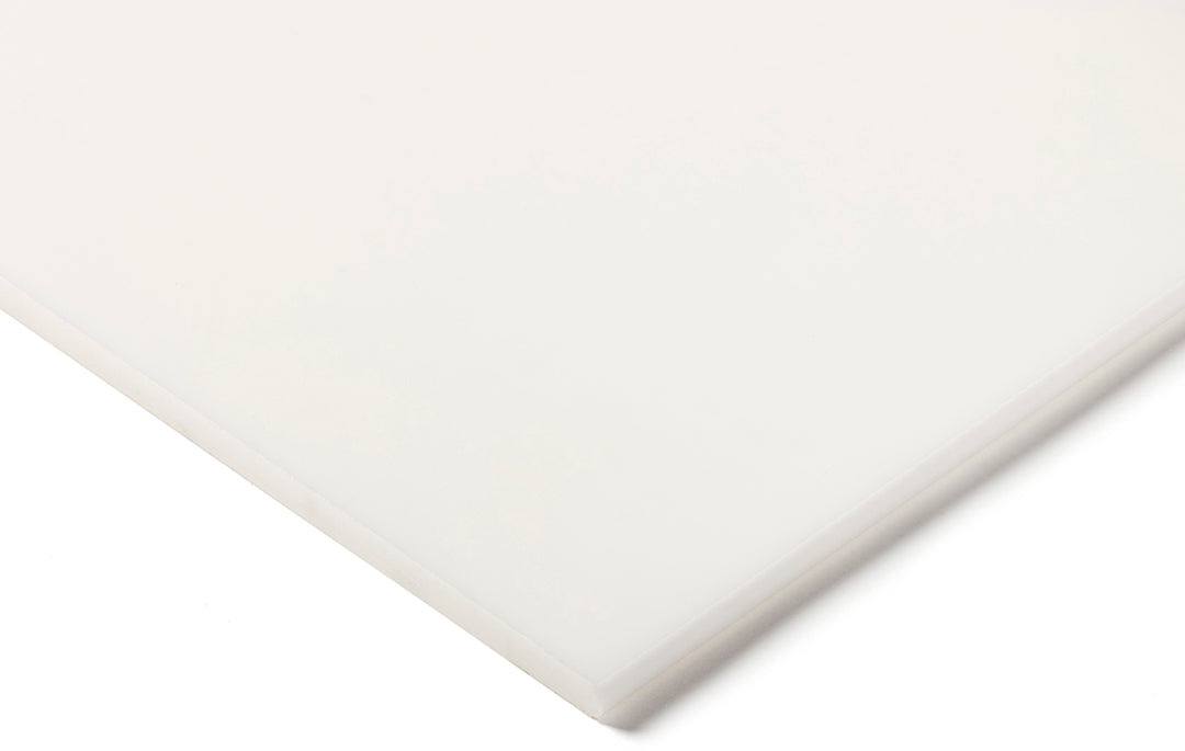 TieDex UK White POM Plastic Sheet, 500 mm x 300mm x 25 mm