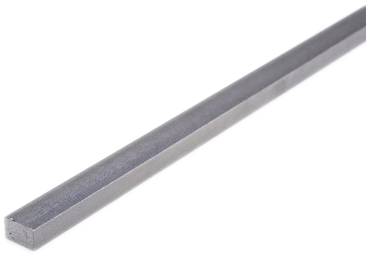 TieDex UK Rectangular Bar Mild Steel Steel Bar, 40mm W, 1 m L
