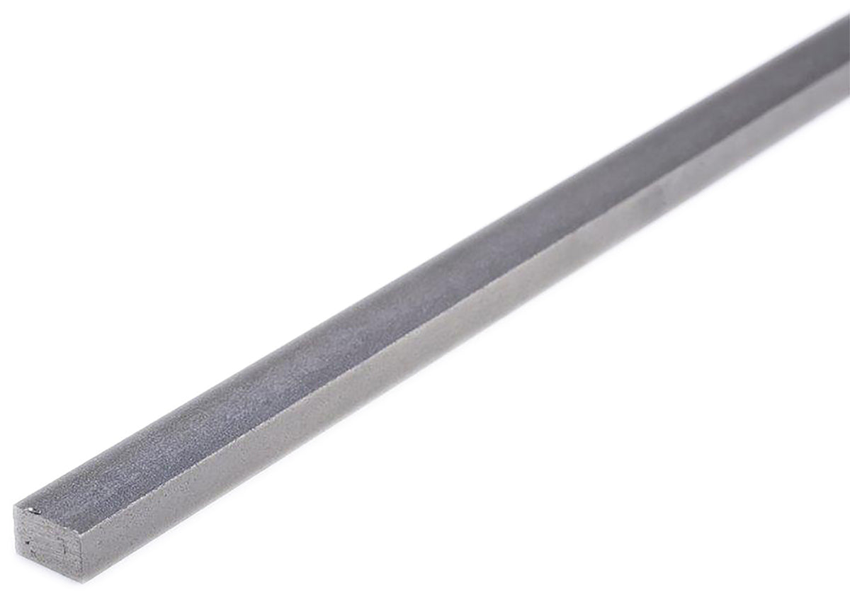 TieDex UK Rectangular Bar Mild Steel Steel Bar, 50mm W, 1 m L