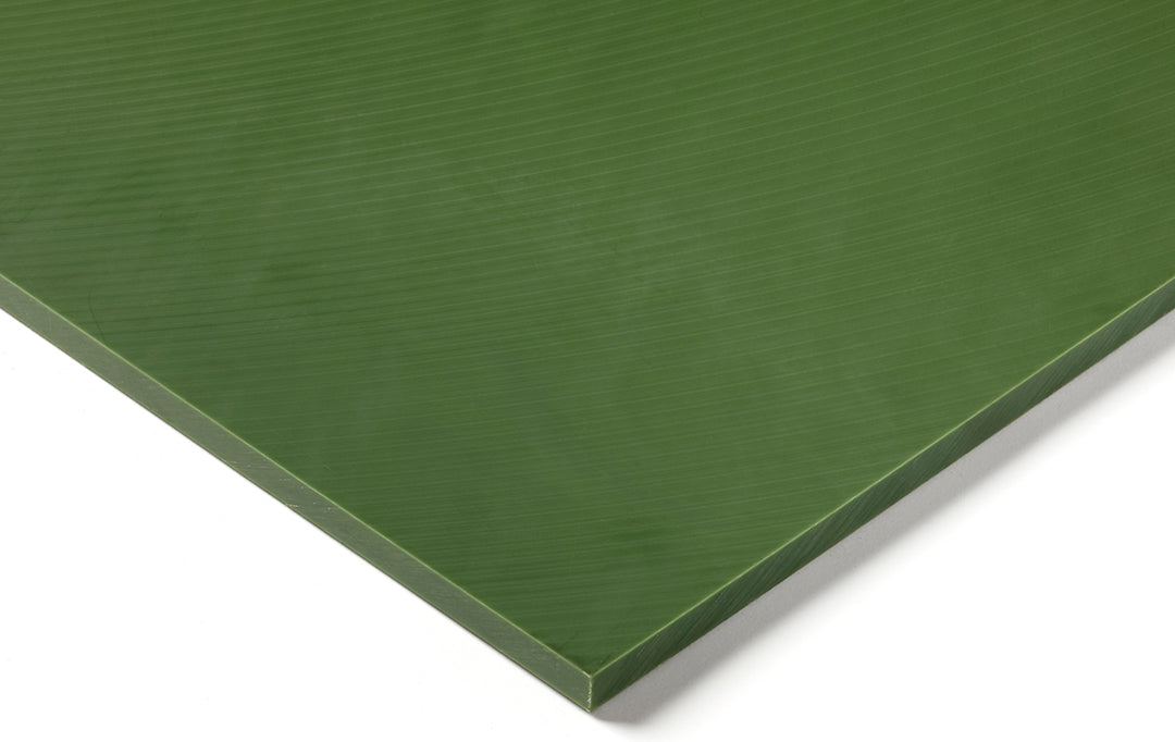 TieDex UK Green Polyamide Plastic Sheet, 500 mm x 500mm x 15 mm