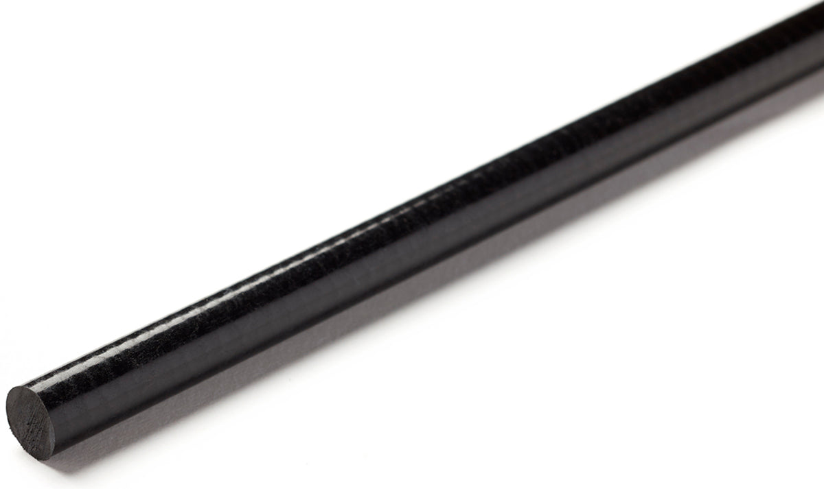 TieDex UK Black Glass-Reinforced Plastic Rod, 1 m x 70 mm Diameter