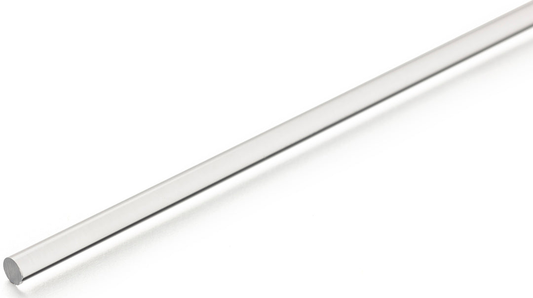TieDex UK Clear Acrylic Rod, 1 m x 50 mm Diameter