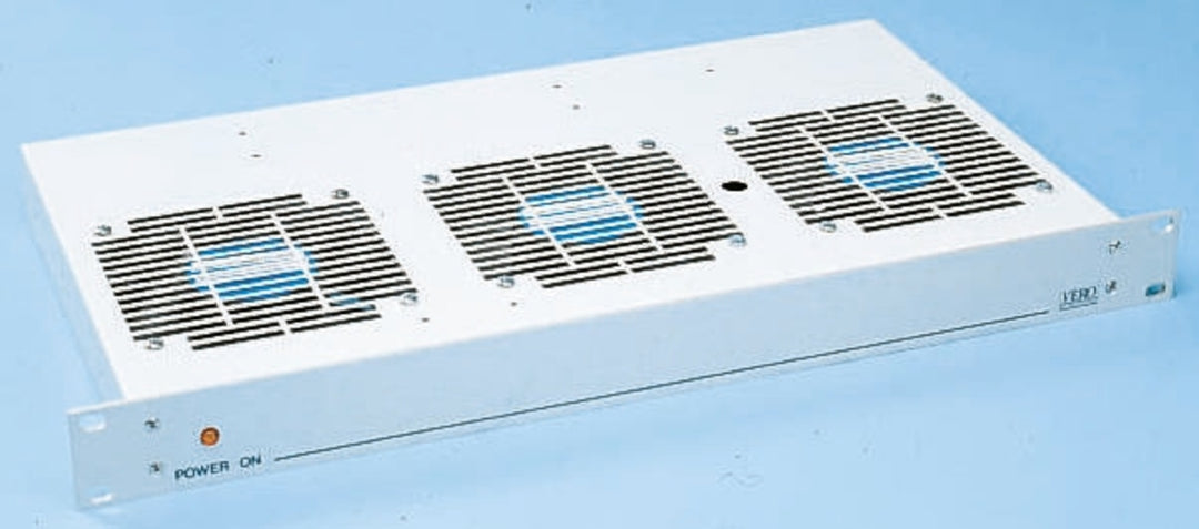 TieDex UK 3 Fan Ball Rack Mount Fan Tray, 1 U