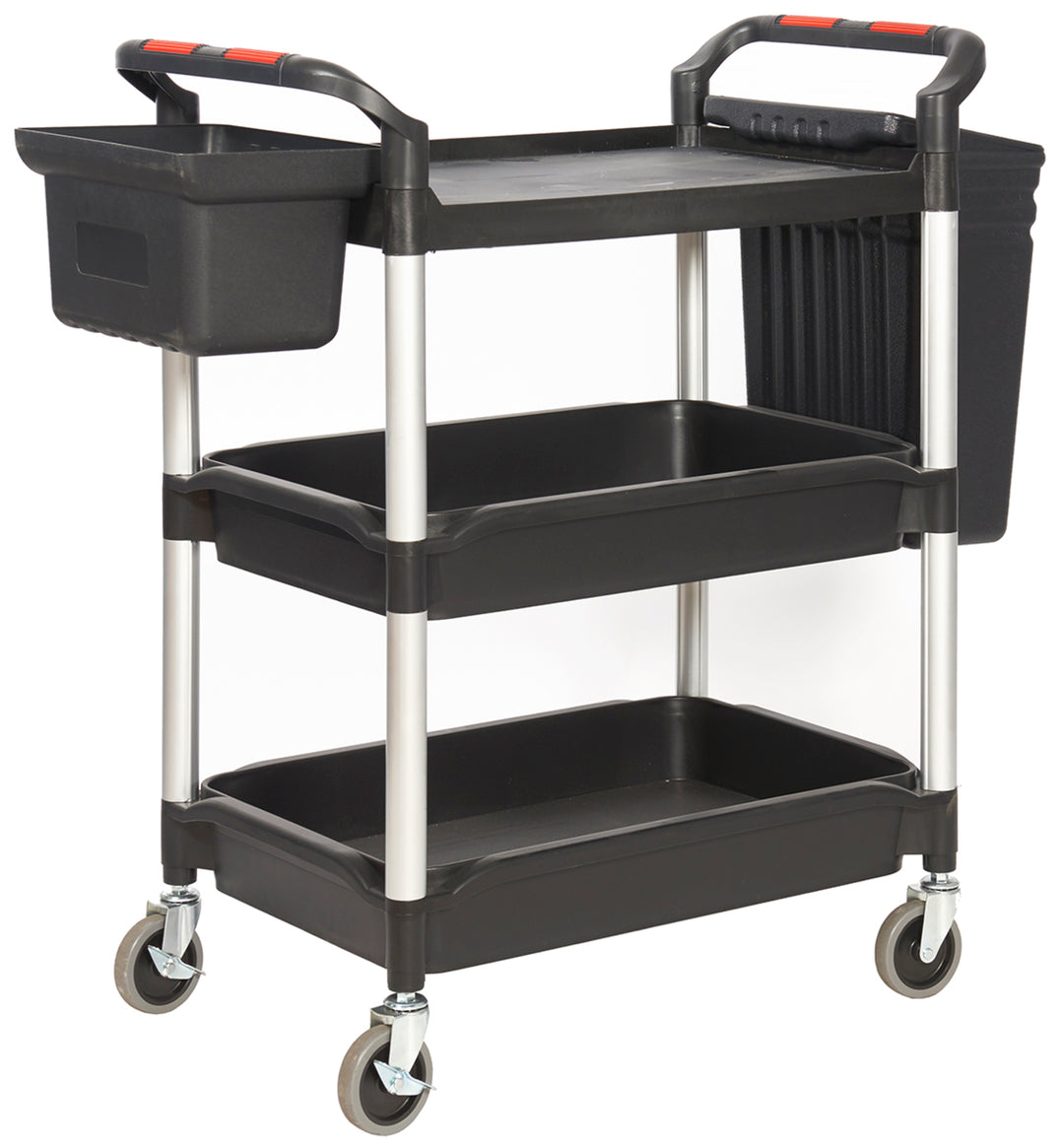 TieDex UK 3 Plastic Castor Trolley, 1.1 m, 150 kg Load, 490 mm