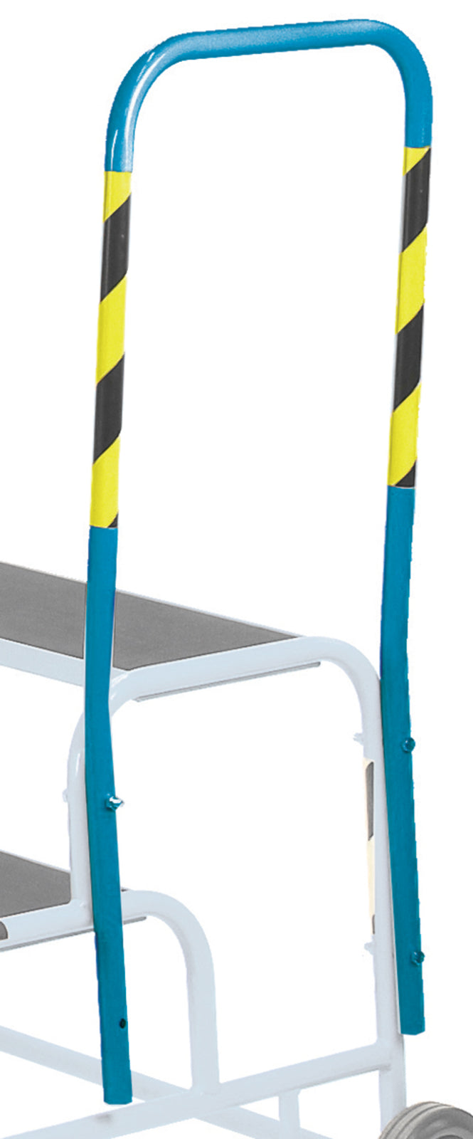 TieDex UK Steel Hand Rail For Use With Fort Buttress 2 tread steps, 10 kg