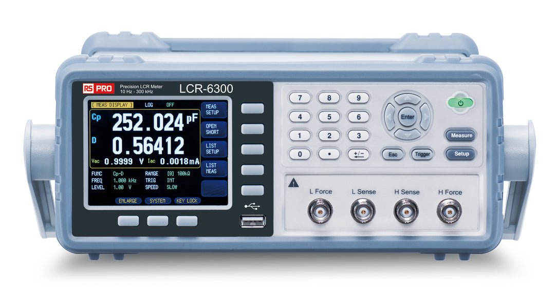 TieDex UK LCR-6300 Bench LCR Meter 9.9 mF, 99 mΩ, 9999 h
