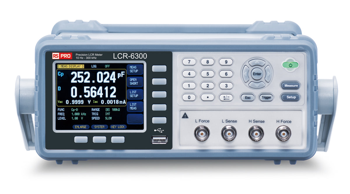 TieDex UK LCR-6300 Bench LCR Meter 9.9 mF, 99 mΩ, 9999 h