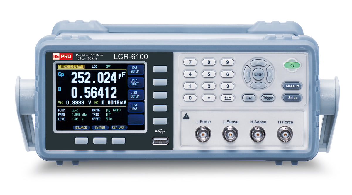 TieDex UK LCR-6100 Bench LCR Meter 9.9 mF, 99 mΩ, 9999 h