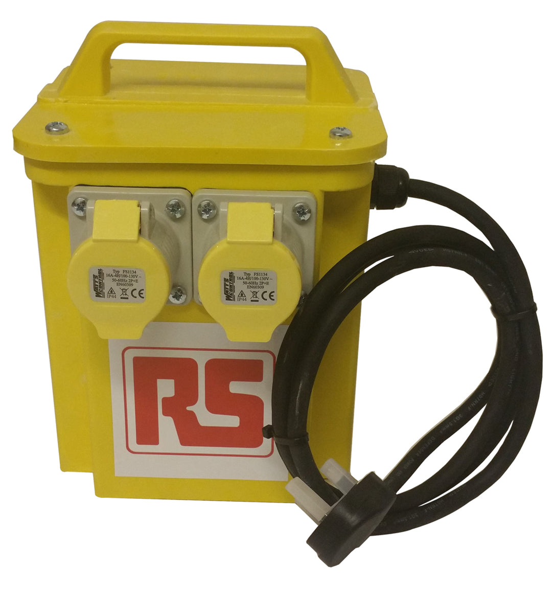 TieDex UK 1 Site Transformer 2.25 kVA, 230 V ac Primary, 110 V (55V-0V-55V) Secondary, 16 A O/P