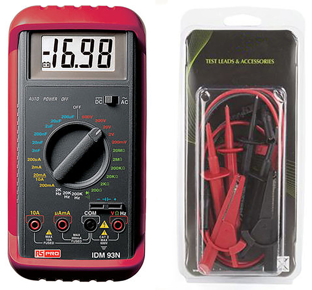 TieDex UK Handheld Multimeter