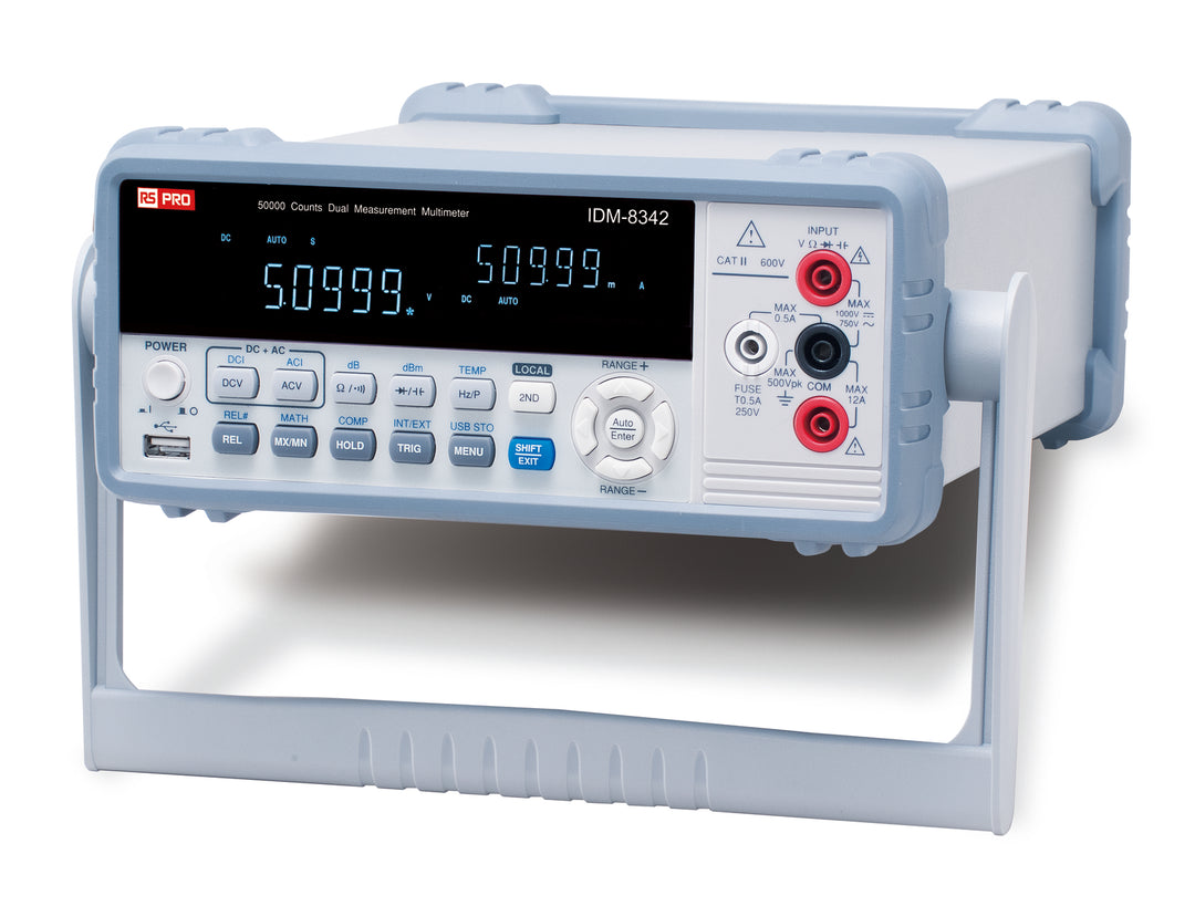 TieDex UK IDM8342 Bench Multimeter True RMS, 10 A ac, 10 A dc, 750 V ac