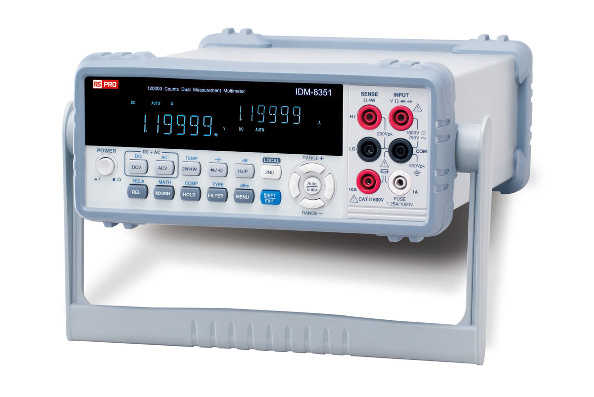 TieDex UK IDM8351 Bench Multimeter True RMS, 10 A ac, 10 A dc, 750 V ac